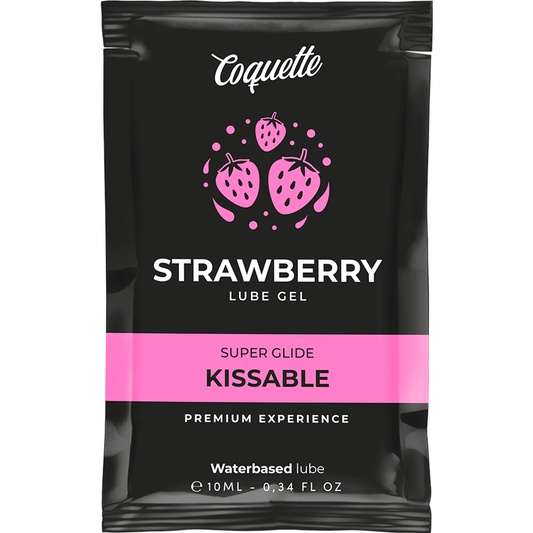 LUBRIFIANT KISSABLE BASE D'EAU FRAISE 10 ML