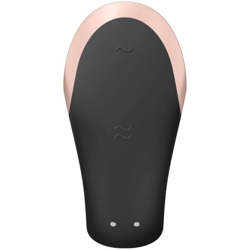 SATISFYER - VIBROMASSEUR DOUBLE LOVE LUXURY PARTNER NOIR