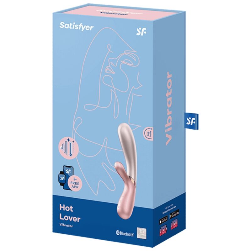 SATISFYER - VIBROMASSEUR HOT LOVER ROSE & BEIGE