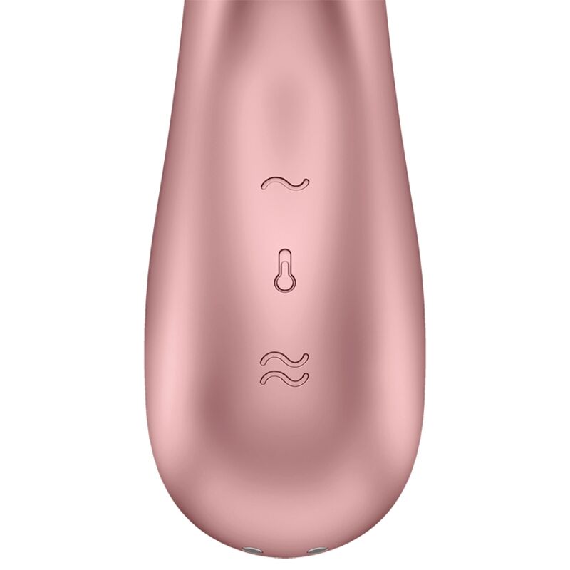 SATISFYER - VIBROMASSEUR HOT LOVER ROSE & BEIGE