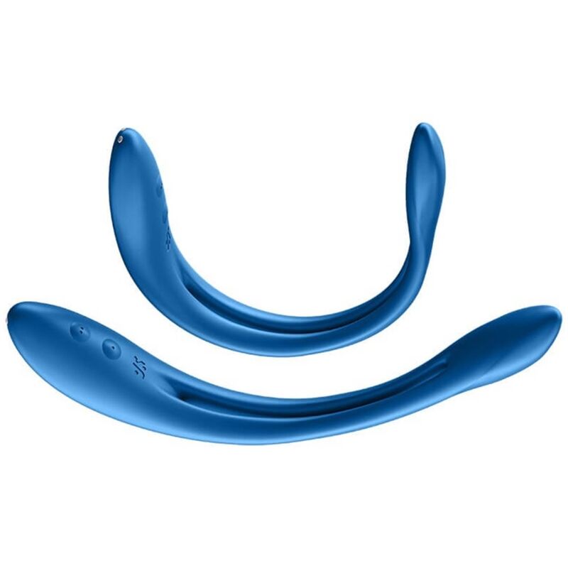 SATISFYER - VIBROMASSEUR "ÉLASTIQUE GAME" BLEU