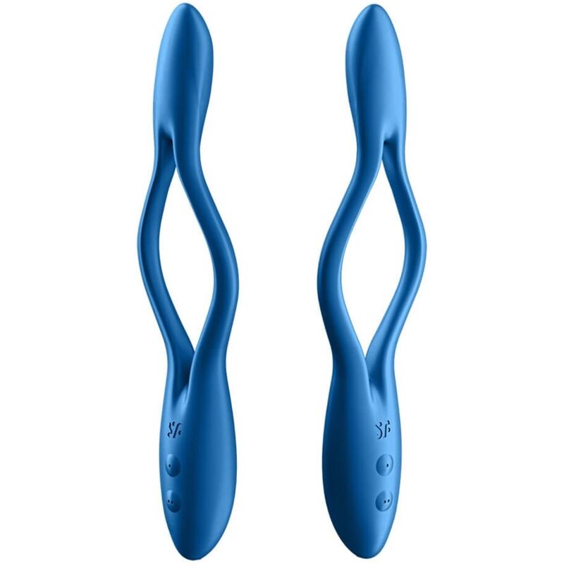 SATISFYER - VIBROMASSEUR "ÉLASTIQUE GAME" BLEU