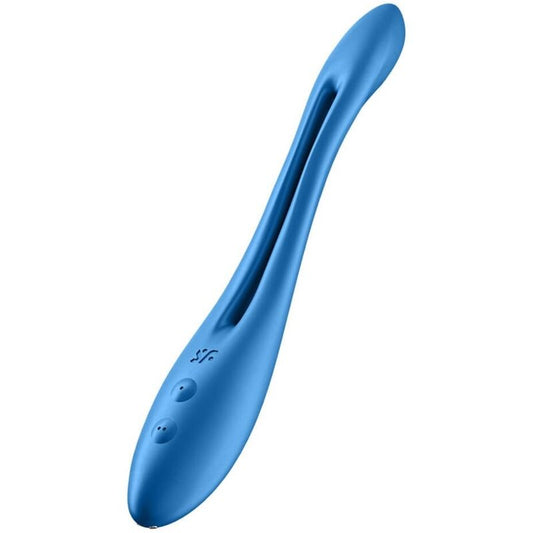 SATISFYER - VIBROMASSEUR "ÉLASTIQUE GAME" BLEU