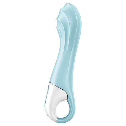 SATISFYER - AIR PUMP VIBRATOR 5+ BLEU