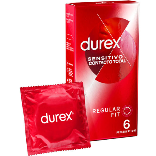 DUREX - TOTAL CONTACT SENSITIVE 6 UNITS