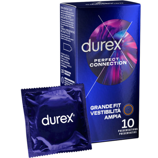 DUREX - CONNEXION PARFAITE LUBRIFICATION EXTRA 10 UNITÉS