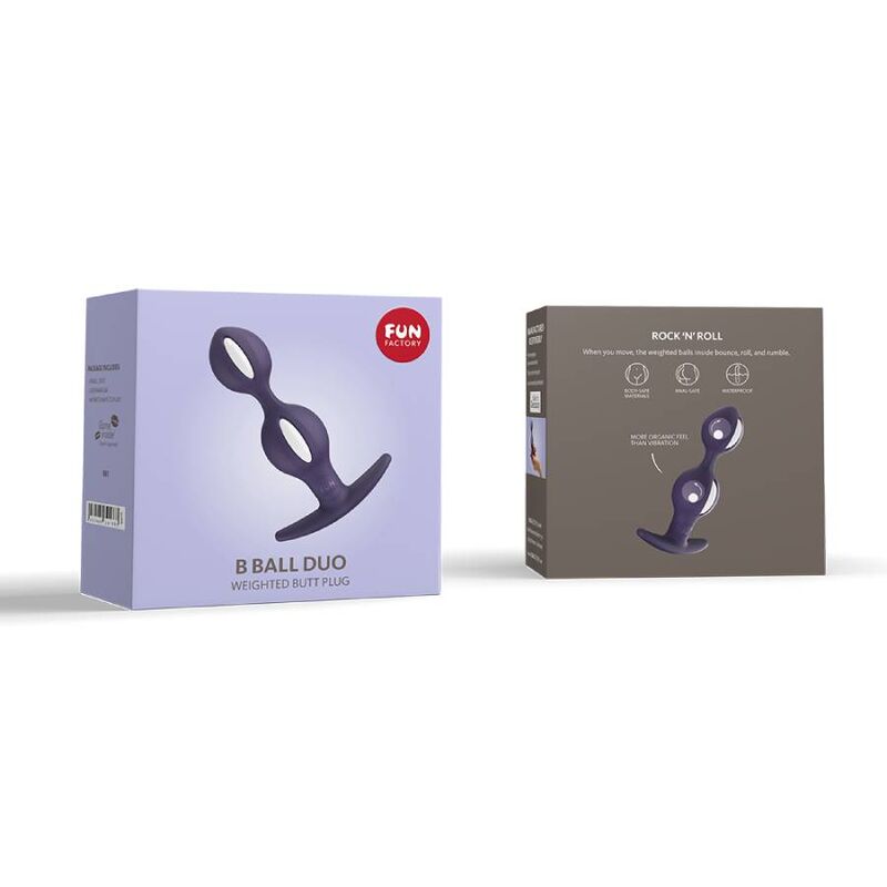 B BALLES DUO BLANC/VIOLET