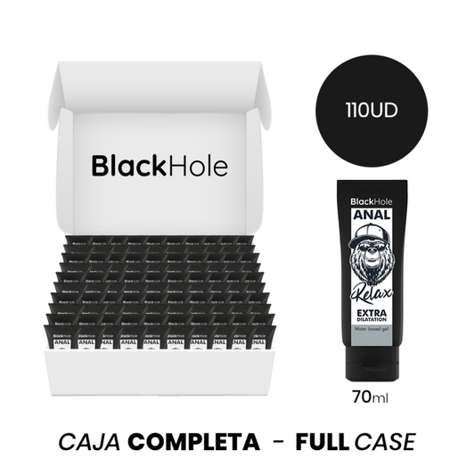 BLACK HOLE - 110 UNITÉS - GEL À BASE D'EAU EXTRA DILATATION 70 ML