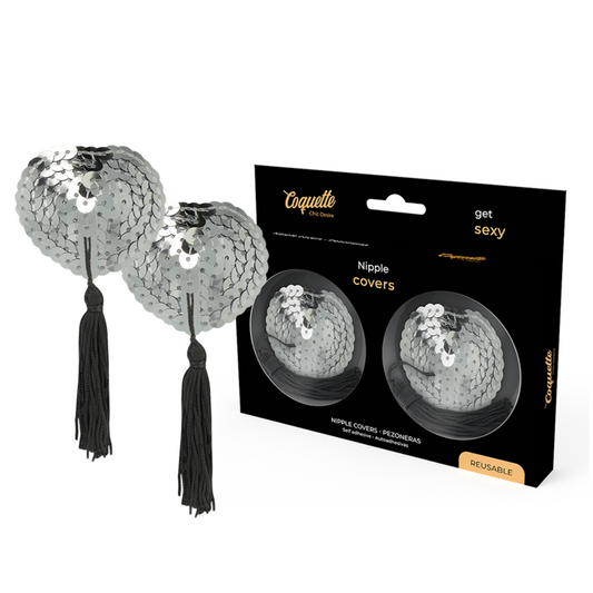 COQUETTE CHIC DESIRE - CACHE-TÉTONS ARGENT