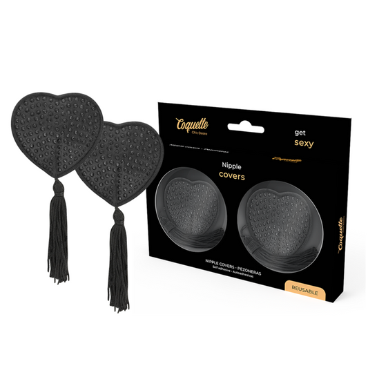 COQUETTE CHIC DESIRE - CACHE-TÉTONS COEUR NOIR
