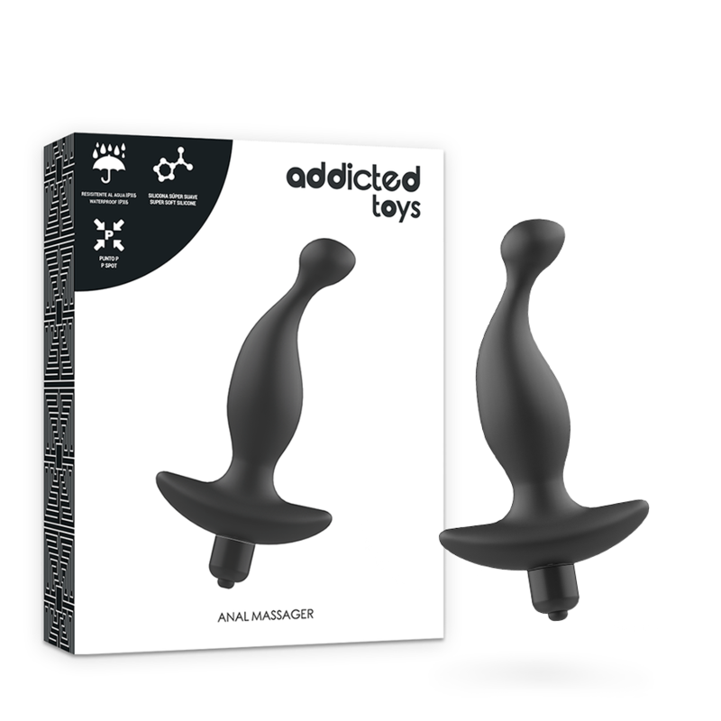 PLUG ANAL AVEC VIBRATION NOIR MODÈLE 1