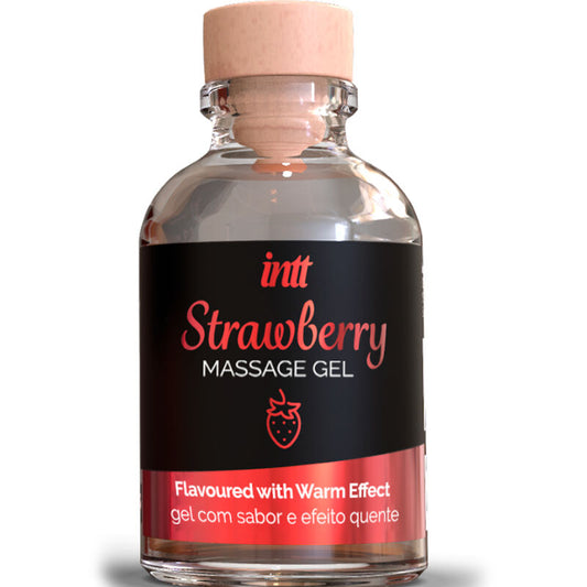 GEL DE MASSAGE EFFET CHAUD SAVEUR FRAISE