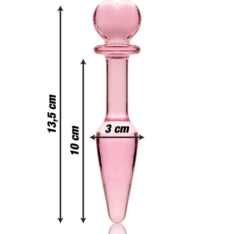 NEBULA SERIES BY IBIZA - PLUG ANAL MODÈLE 7 VERRE BOROSILICATE 13.5 CM -O- 3 CM