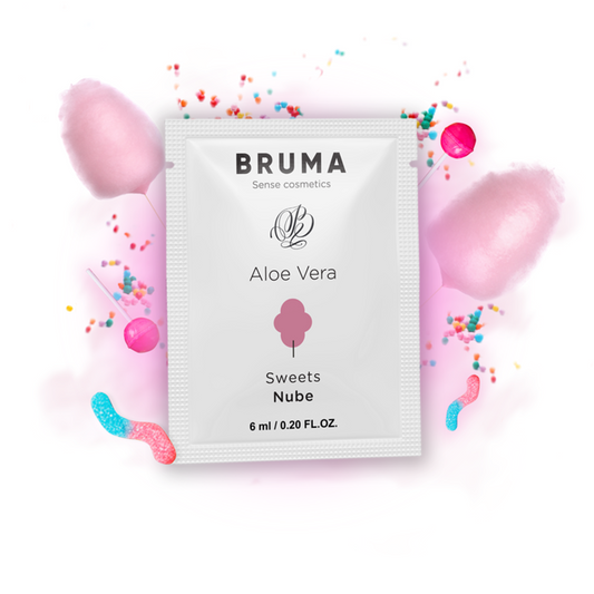 BRUMA - GEL LUBRIFIANT À L''ALOE VERA SAVEUR BONBONS 6 ML