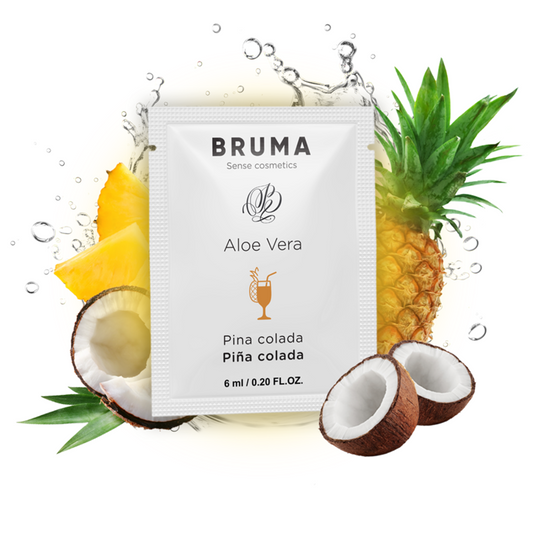 BRUMA - GEL LUBRIFIANT À L'ALOE VERA SAVEUR PINA COLADA 6 ML