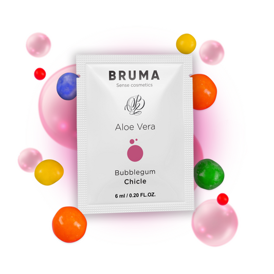 BRUMA - GEL LUBRIFIANT À L'ALOE VERA SAVEUR BUBBLEGUM 6 ML