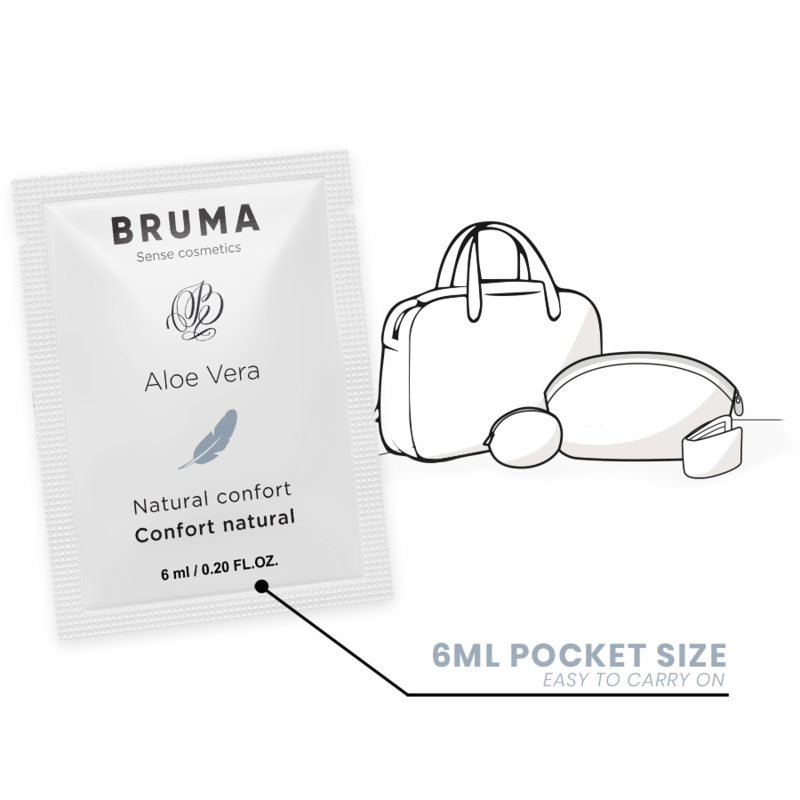BRUMA - GEL LUBRIFIANT A L'ALOE VERA CONFORT NATUREL 6 ML