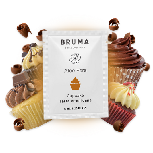 BRUMA - GEL LUBRIFIANT À L'ALOE VERA SAVEUR CUPCAKE 6 ML