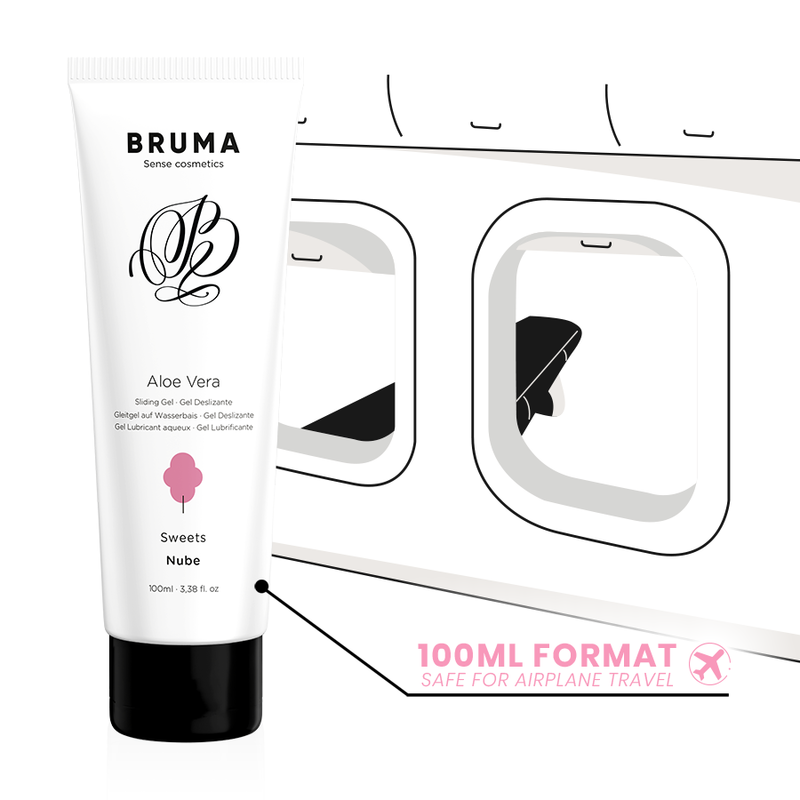 BRUMA - GEL LUBRIFIANT À L'ALOE VERA SAVEUR BONBONS 100 ML