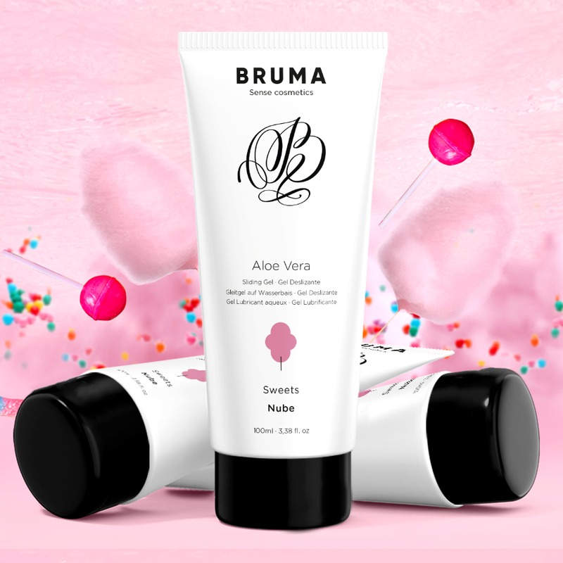 BRUMA - GEL LUBRIFIANT À L'ALOE VERA SAVEUR BONBONS 100 ML