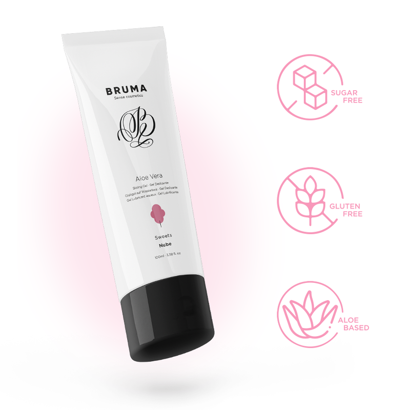 BRUMA - GEL LUBRIFIANT À L'ALOE VERA SAVEUR BONBONS 100 ML