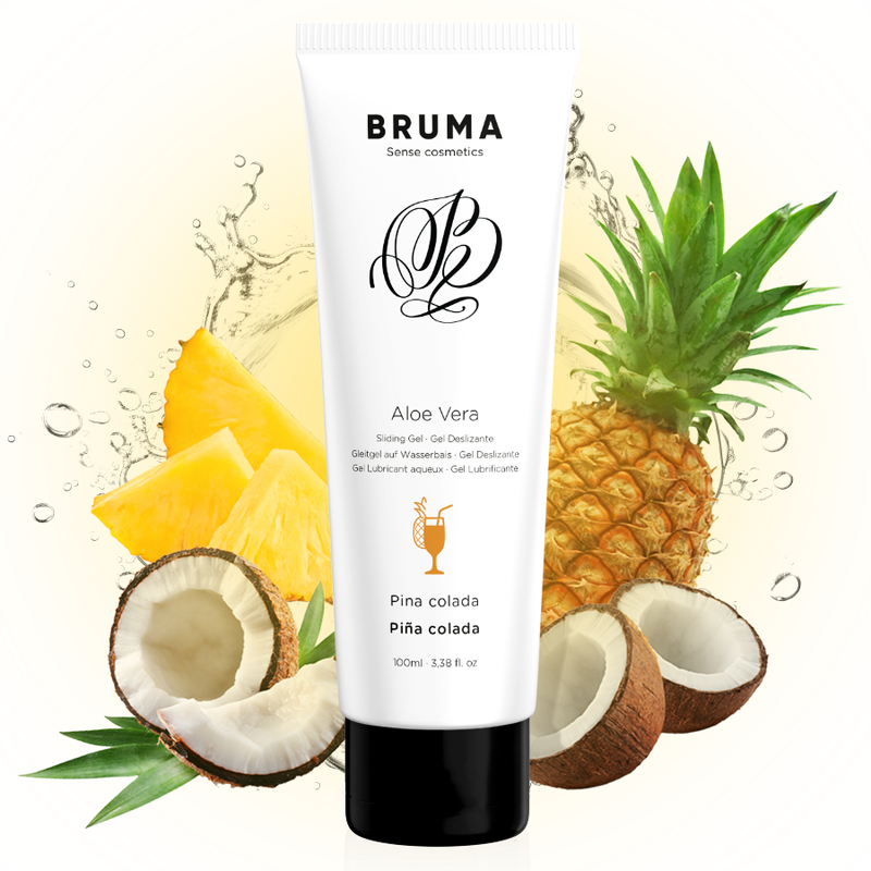 BRUMA - GEL LUBRIFIANT À L'ALOE VERA SAVEUR PINA COLADA 100 ML