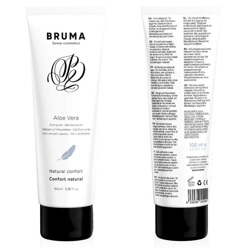 BRUMA - GEL LUBRIFIANT A L'ALOE VERA CONFORT NATUREL 100 ML