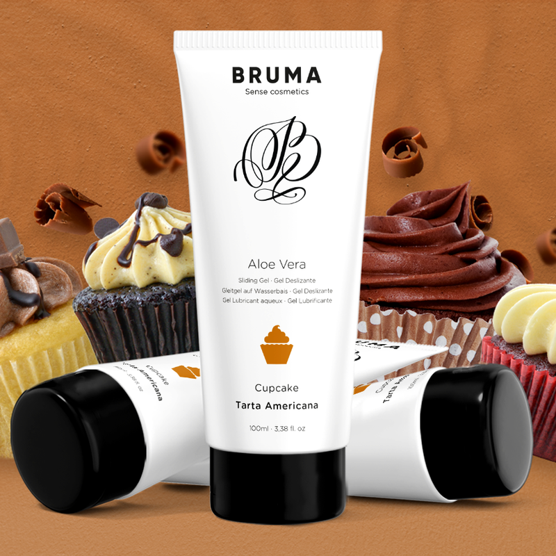 BRUMA - GEL LUBRIFIANT À L'ALOE VERA SAVEUR CUPCAKE 100 ML