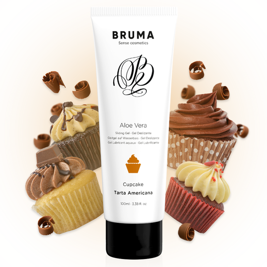 BRUMA - GEL LUBRIFIANT À L'ALOE VERA SAVEUR CUPCAKE 100 ML