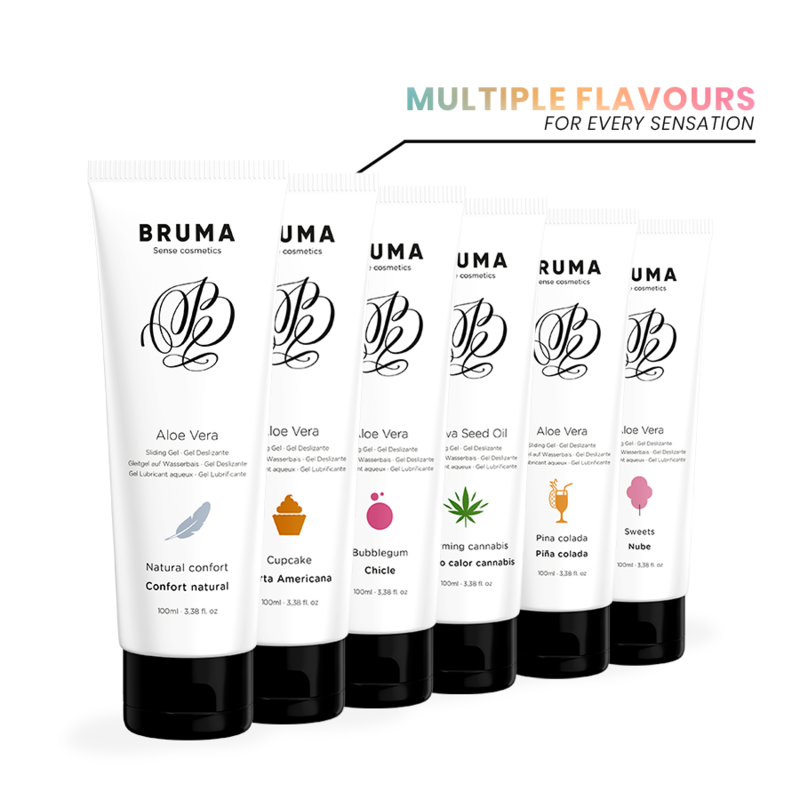 BRUMA - GEL LUBRIFIANT À L'ALOE VERA SAVEUR BONBONS 100 ML