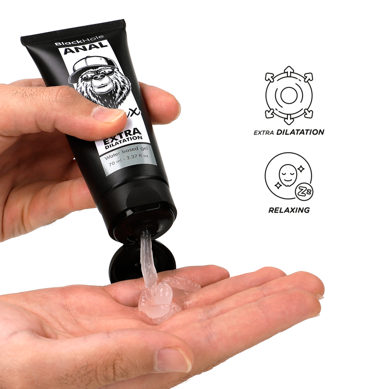 BLACK HOLE - GEL A BASE D'EAU DILATATION ANALE 70 ML