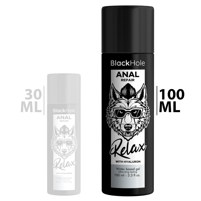 BLACK HOLE - RÉPARATION ANAL À BASE D'EAU 100 ML