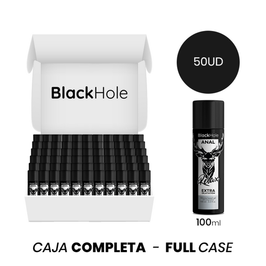 BLACK HOLE - 150 UNITÉS - GEL À BASE DE SILICONE DILATATION ANALE 100 ML