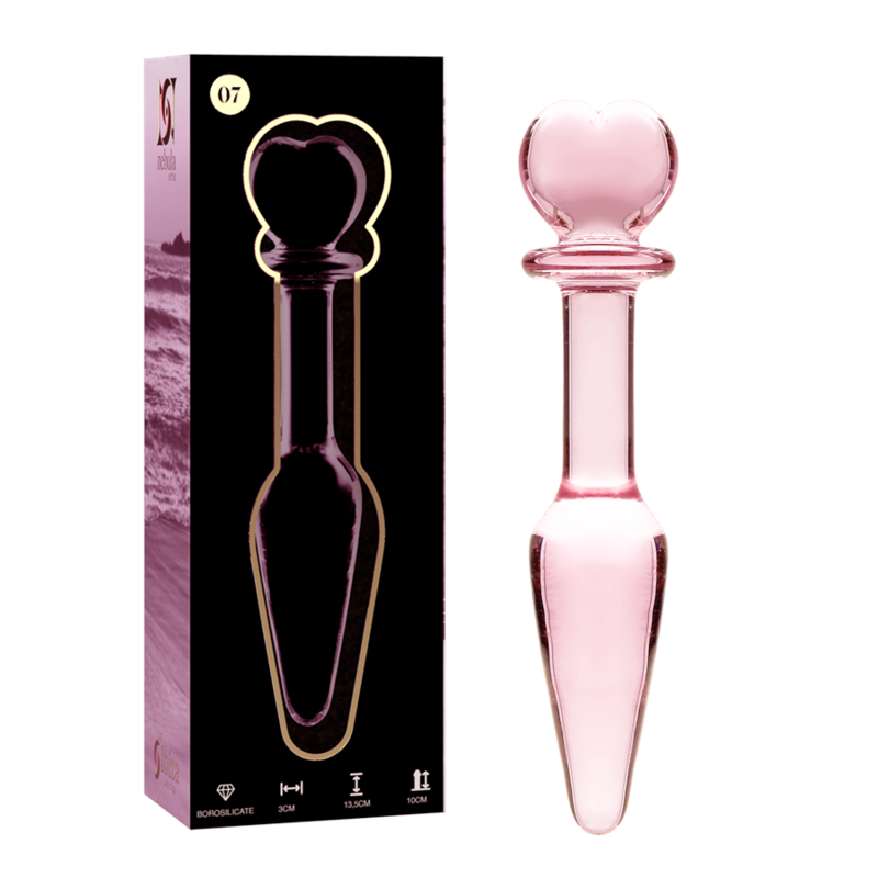 NEBULA SERIES BY IBIZA - PLUG ANAL MODÈLE 7 VERRE BOROSILICATE 13.5 CM -O- 3 CM