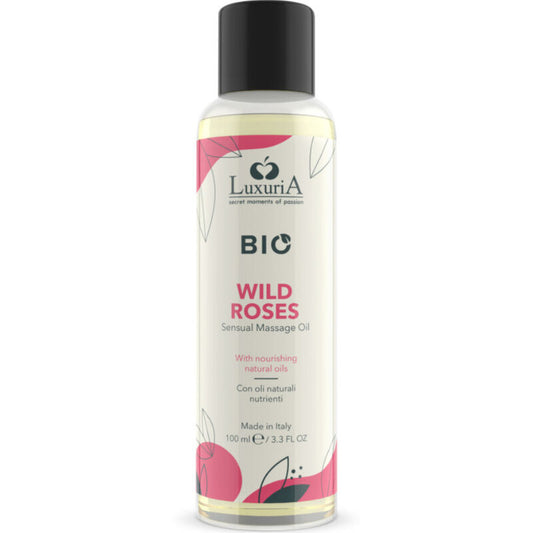 HUILE DE MASSAGE BIO ROSES SAUVAGES 100 ML
