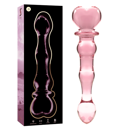 NEBULA SERIES BY IBIZA - MODÈLE 21 GODE EN VERRE BOROSILICATE 20.5 CM -O- 3.5 CM
