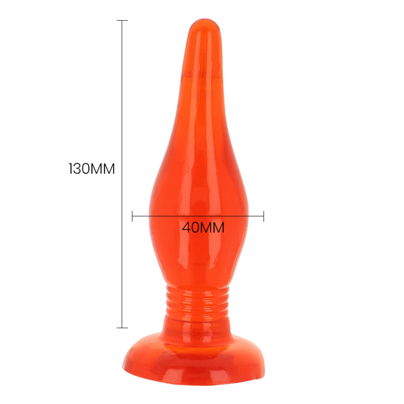 PLUG ANAL SOFT TOUCH ROUGE 14.2 CM