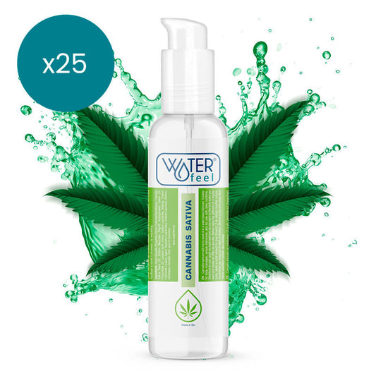 WATERFEEL - LUBRIFIANT CANNABIS 150 ML PACK 25 UNITÉS