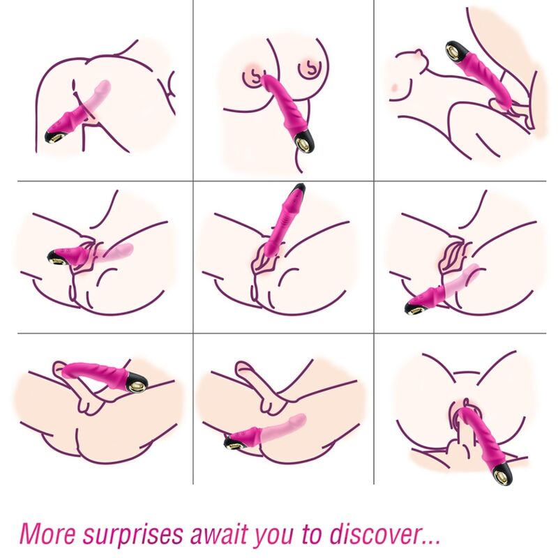 VIBROMASSEUR ROTATION FUCHSIA