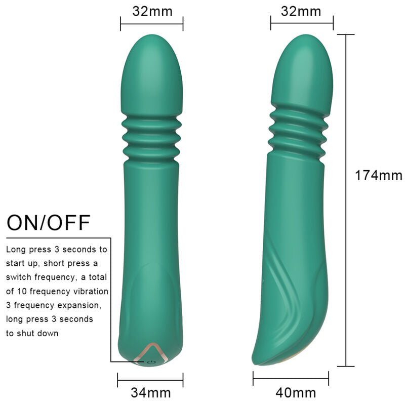 VIBROMASSEUR G-SPOT VERT