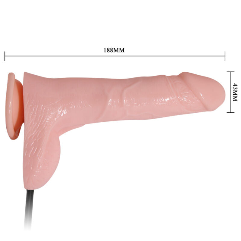 GODE GONFLABLE AVEC VENTOUSE 15 CM