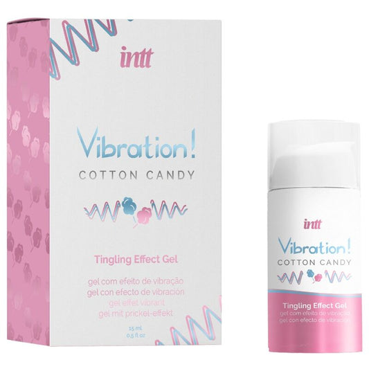 INTT - GEL VIBRATEUR LIQUIDE DE BARBE À PAPA PUISSANT STIMULANT