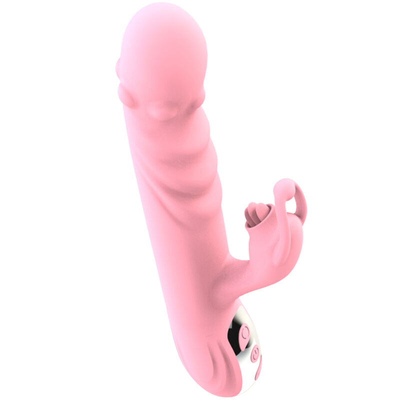 VIBROMASSEUR LANGUE AVEC EFFET CHALEUR ROSE