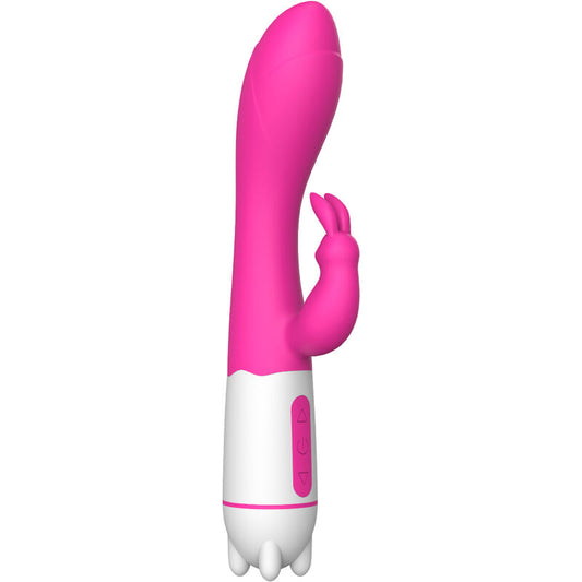 VIBROMASSEUR & STIMULATEUR RABBIT FUCHSIA