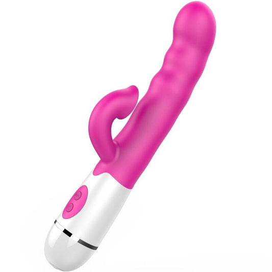 VIBROMASSEUR AMIR MULTIFONCTION AVEC LANGUE STIMULANTE ROSE