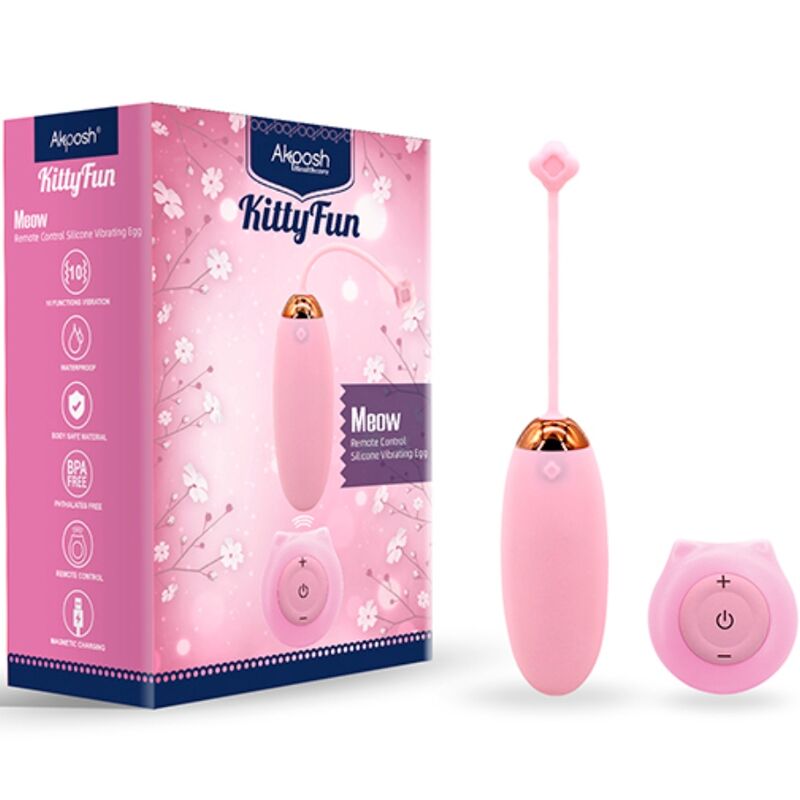 KITTY FUN EGG VIBROMASSEUR ROSE