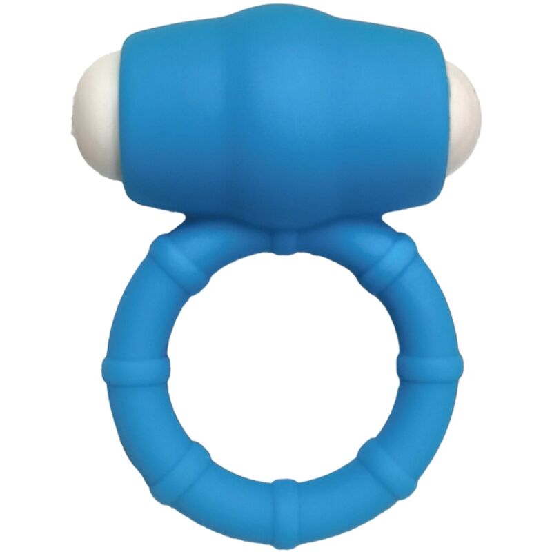 ANNEAU VIBRANT SILICONE BLEU