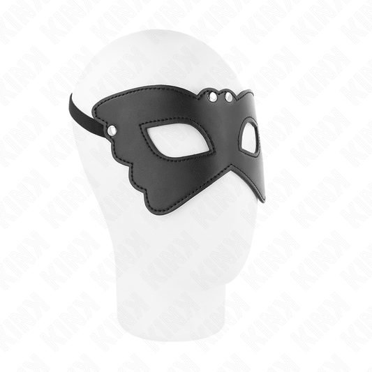 MASQUE EN CUIRETTE FORME PAPILLON 20 x 9 CM