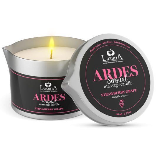 BOUGIE DE MASSAGE RAISIN / FRAISE