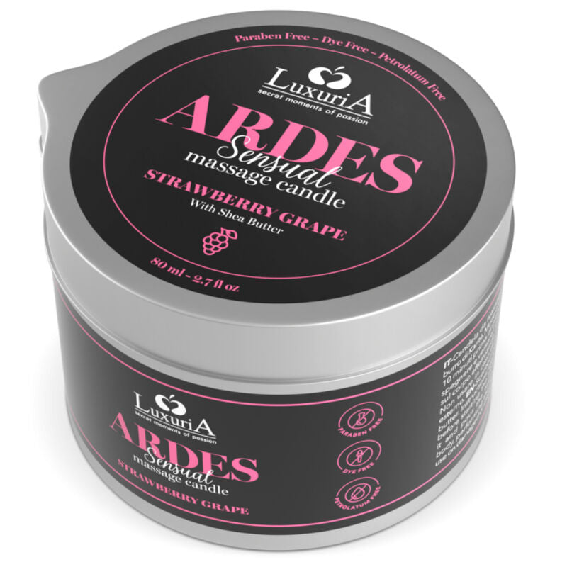 BOUGIE DE MASSAGE RAISIN / FRAISE